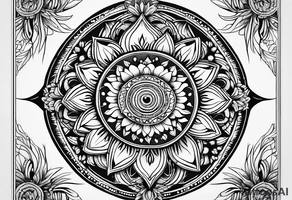 mandala tattoo idea