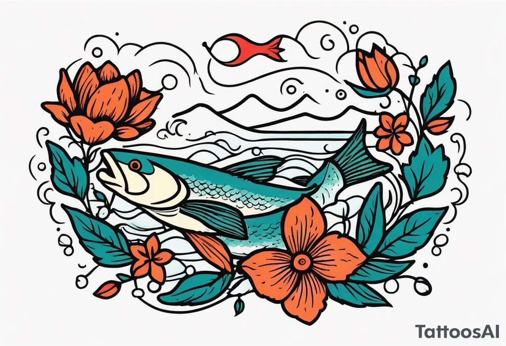 fishing


vintage flowers
old school vintage simple traditional design 



bold color simple tattoo idea