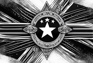 Cameroun flag tattoo idea