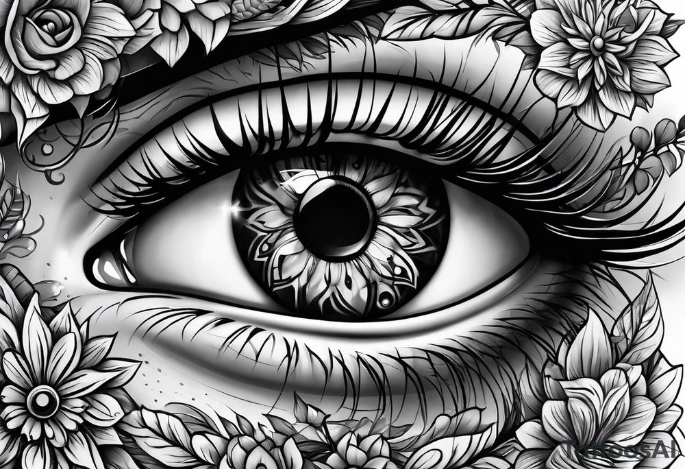 eyeball tattoo idea