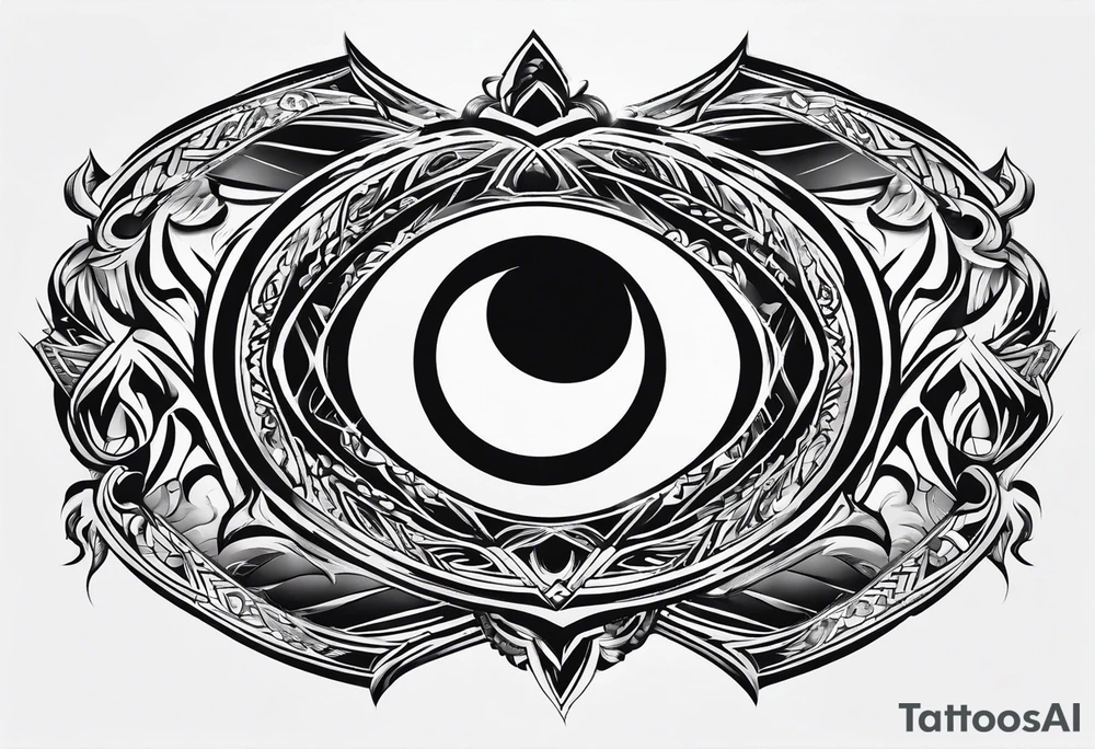 black hole tattoo idea