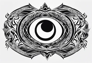 black hole tattoo idea
