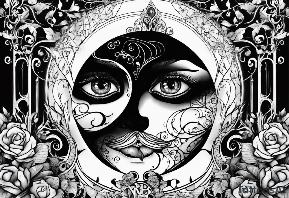 Tim burton tattoo idea