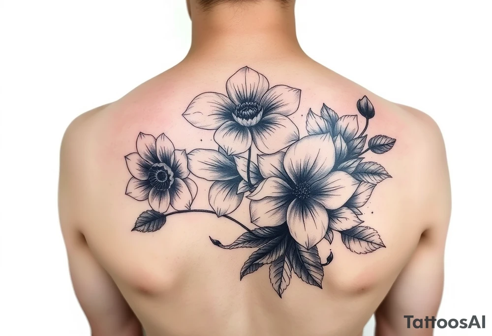 May birth flower and December birth flower with
Gods
Redeemed
Obedient
Salty
Sisters tattoo idea