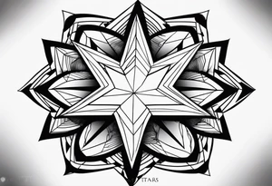 Stars tattoo idea