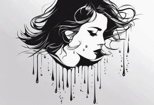 Tears bouncing off soul tattoo idea