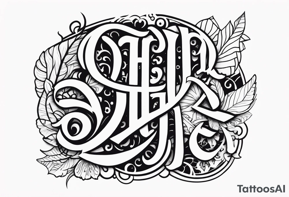 the word がんばれ tattoo idea