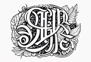 the word がんばれ tattoo idea