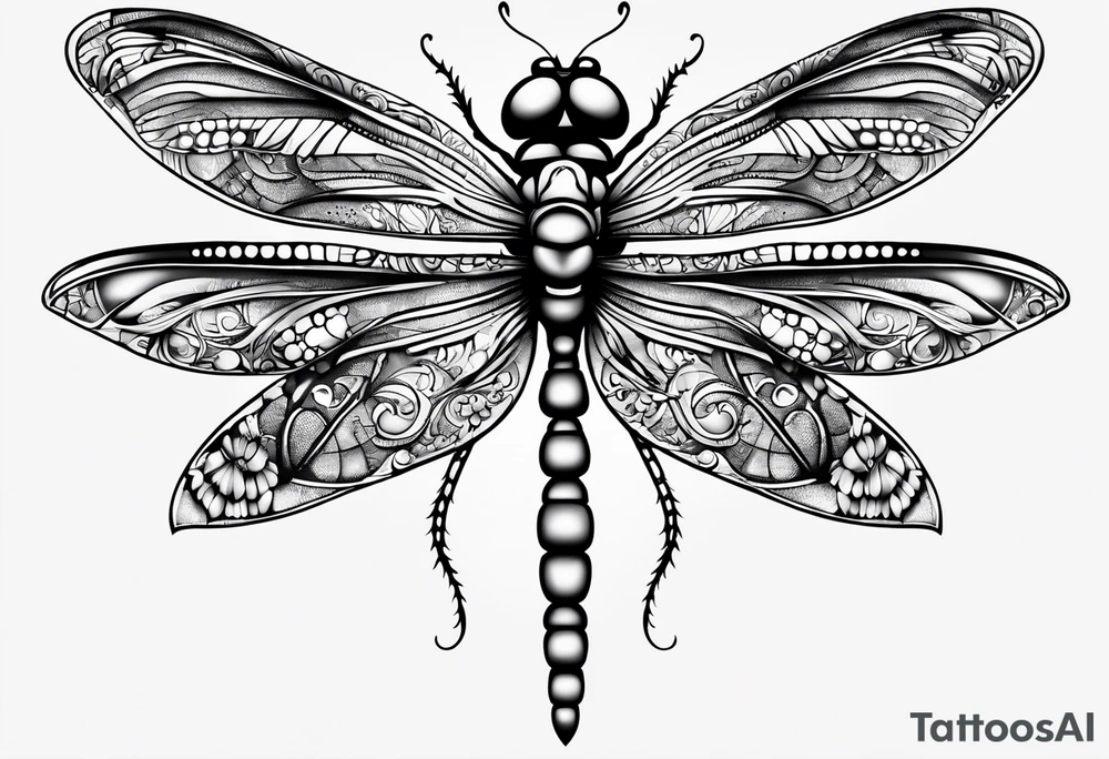 Dragonfly tattoo idea