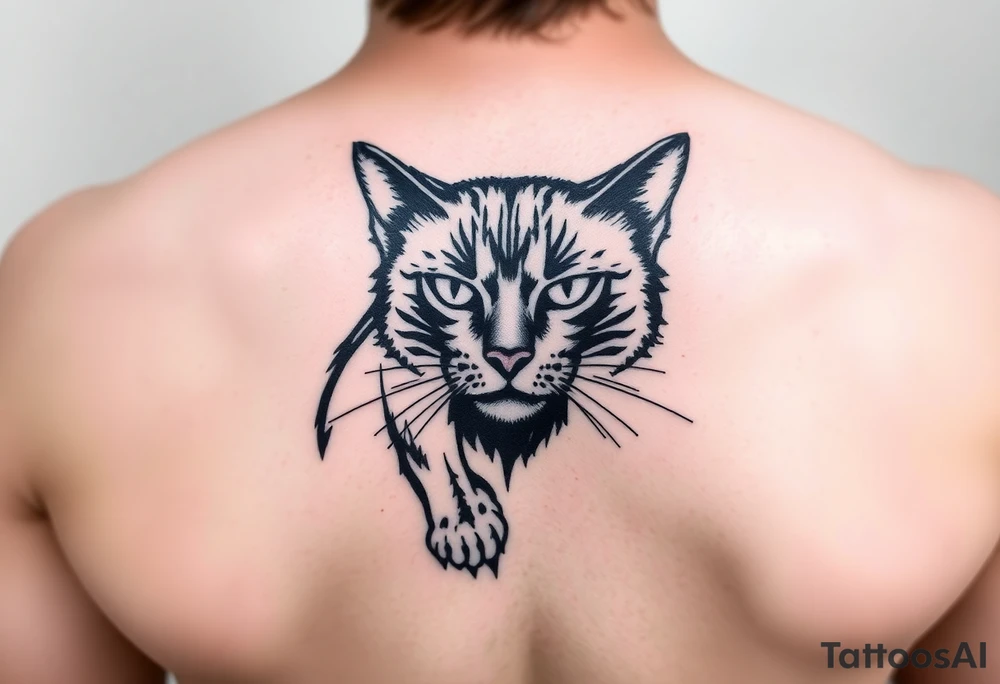 Black Cat tattoo idea