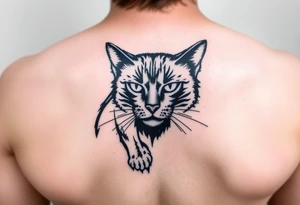 Black Cat tattoo idea