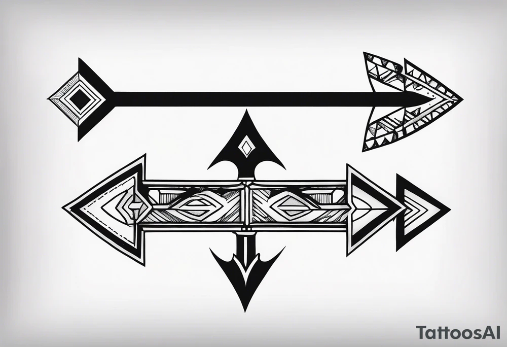 3 arrows tattoo idea