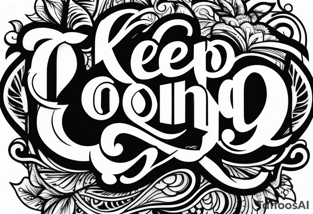 Keep Going tattoo idea