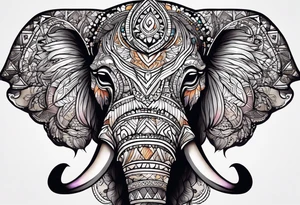 tatto prajurit dan api tattoo idea