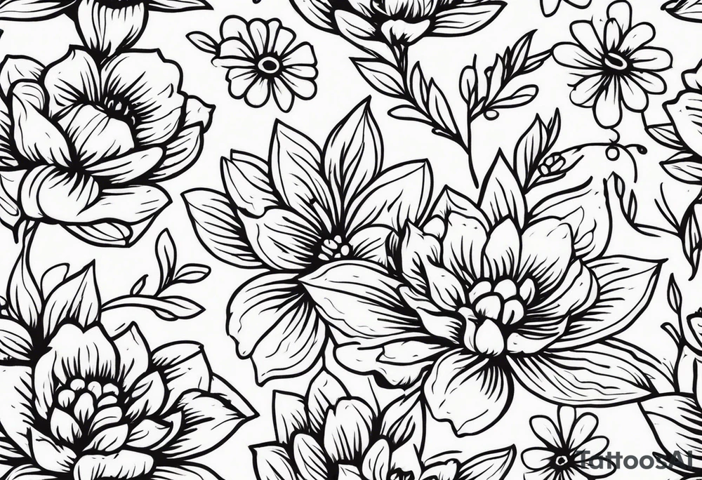 praise


vintage flowers
old school vintage simple traditional design 



bold color simple tattoo idea