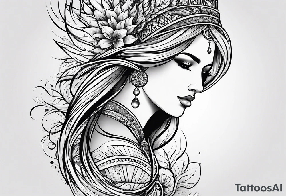 virgo tattoo idea