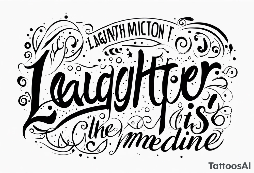 Laughter is the best medicine. tattoo idea