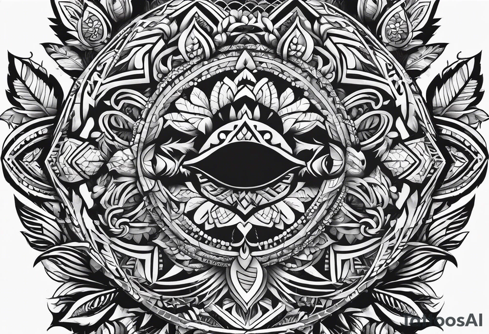 Polynesian minimal neck  tattoo tattoo idea