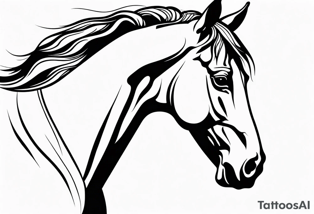 Horse tattoo idea