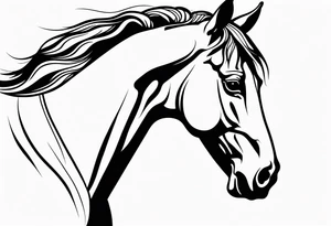Horse tattoo idea