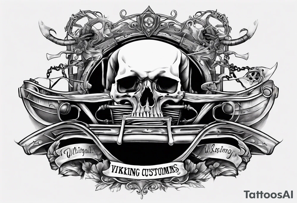 I want a tattoo of an old vintage open ceiling car and a skeleton in the back with the name “Viking Customs” incorporated in the design tattoo idea I want a tattoo of an old vintage open ceiling car and a skeleton in the back with the name “Viking Customs” incorporated in the design tattoo idea