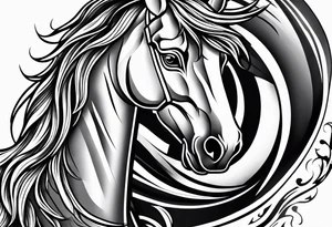 horse tattoo idea