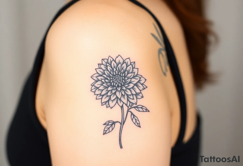 chrysanthemum tattoo idea