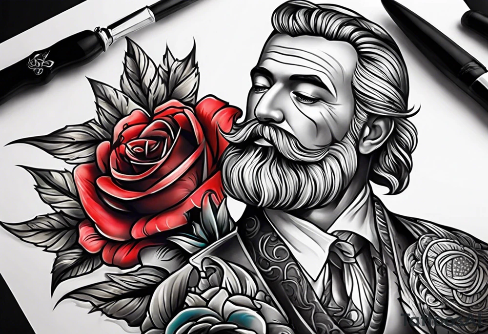 Knife tattoo idea