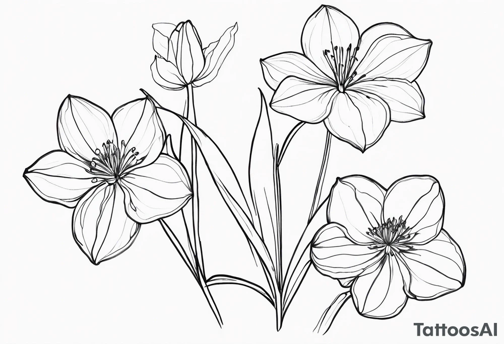 Platycodon grandiflorus tattoo idea