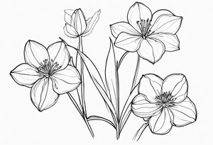 Platycodon grandiflorus tattoo idea