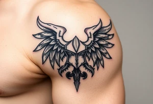 Irish strength and family tattoo idea