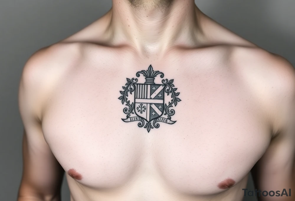Smith, Irish family crest. whole chest tattoo idea