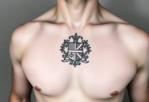 Smith, Irish family crest. whole chest tattoo idea