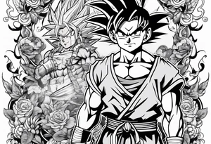 Trunks und Son Goten tattoo idea