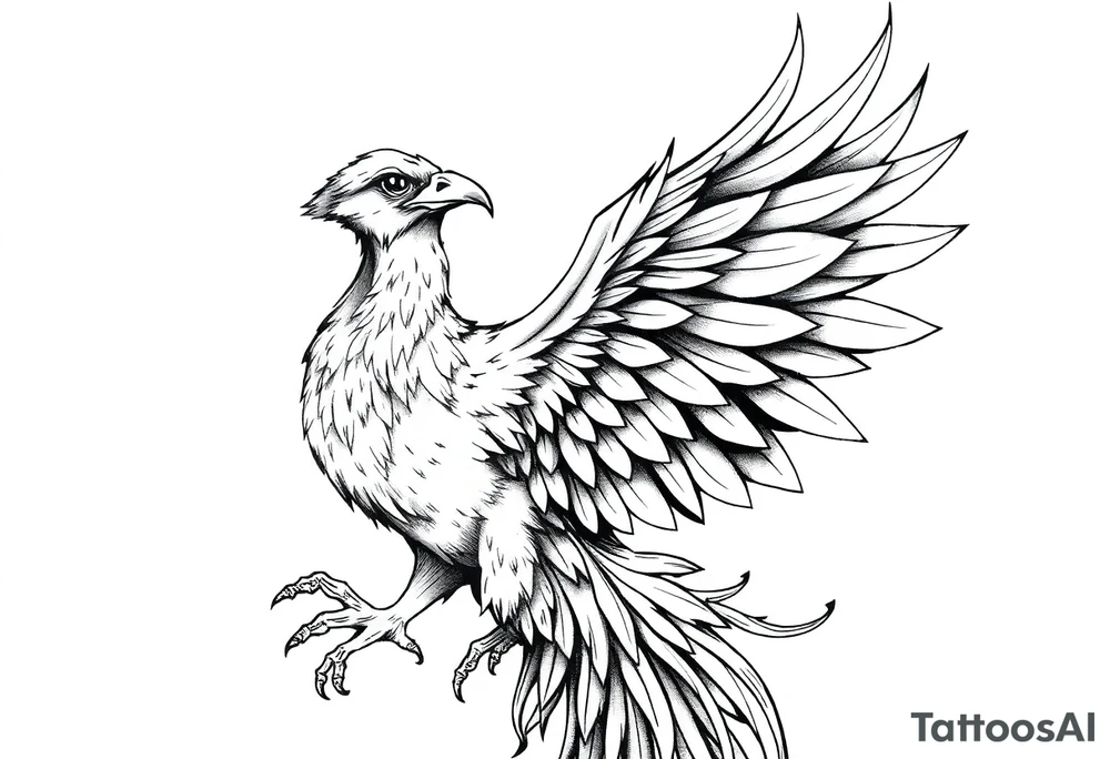 Phoenix tattoo idea