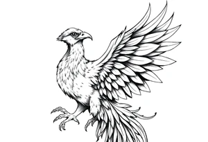 Phoenix tattoo idea