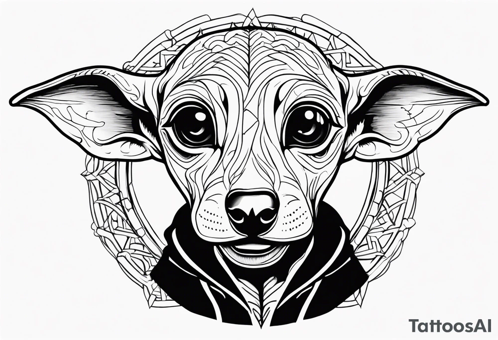 Dobby slytherin Harry Potter dark Azkaban tattoo idea