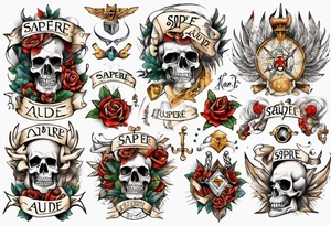 " sapere aude"
schwert tattoo idea