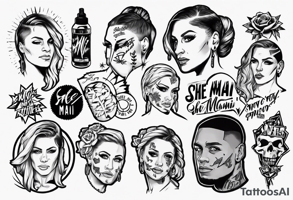 Rhea Ripley WWE
She's My MAMI tattoo idea