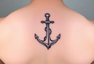 One step at a time with an anchor tattoo idea