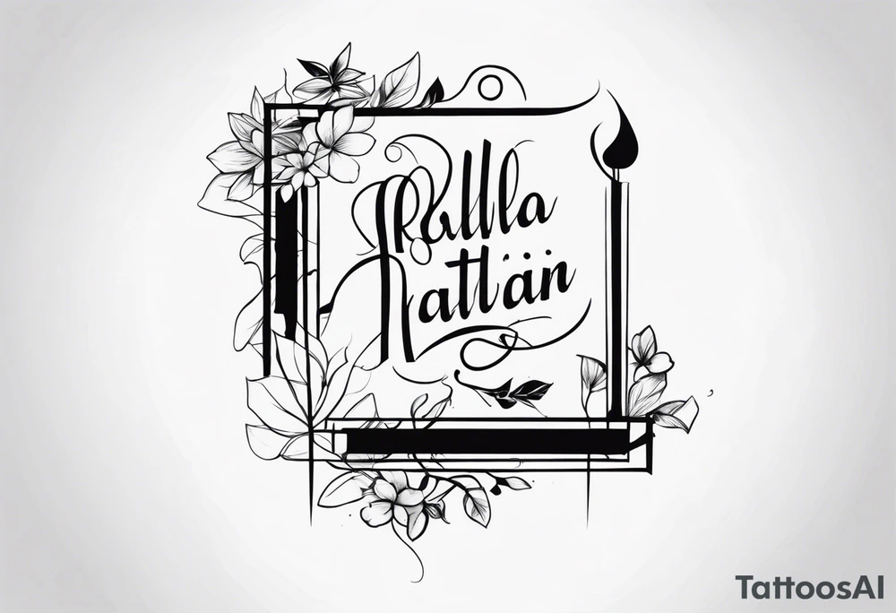 name tatoo tattoo idea