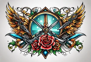scissors tattoo idea