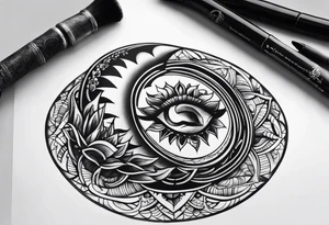 Eclipse tattoo idea