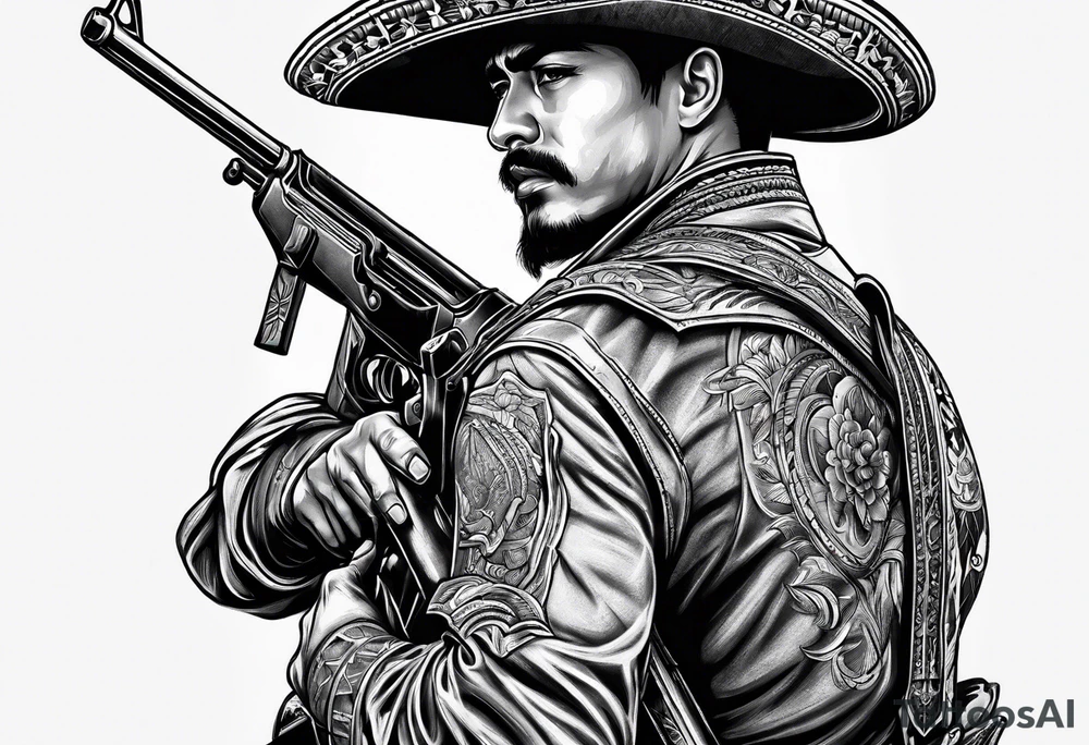 Mexican soldier tattoo idea