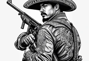 Mexican soldier tattoo idea