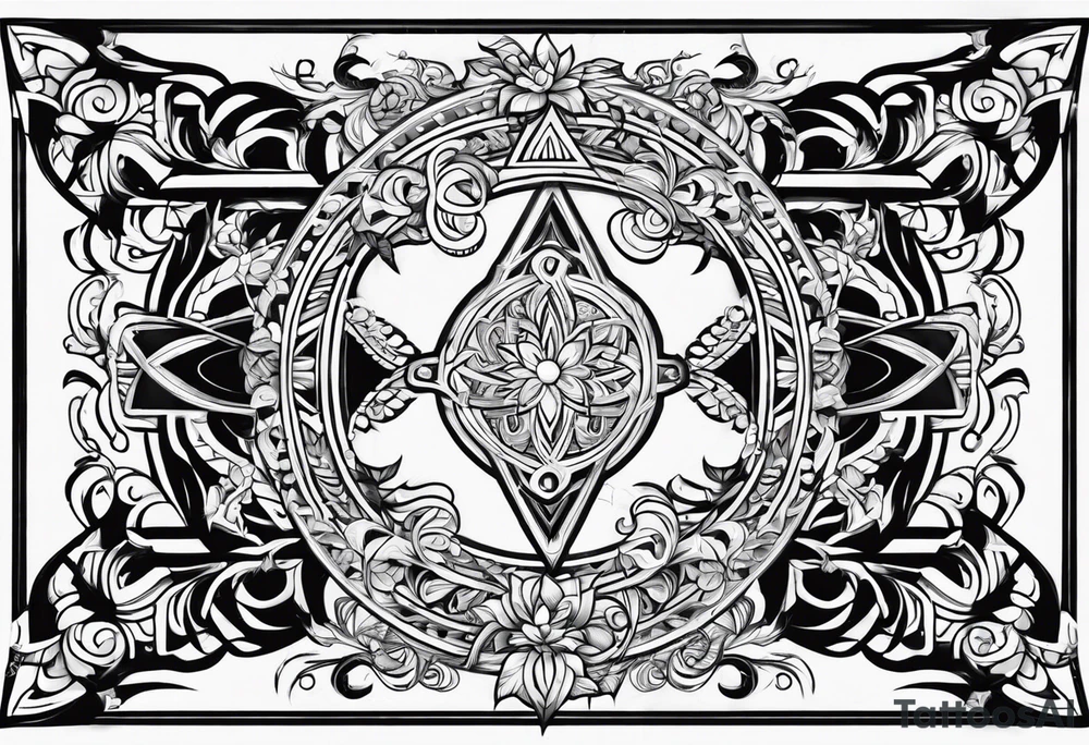 Love, source, abundance, Gemini symbol tattoo idea