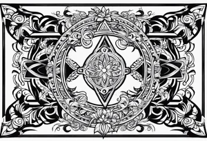 Love, source, abundance, Gemini symbol tattoo idea