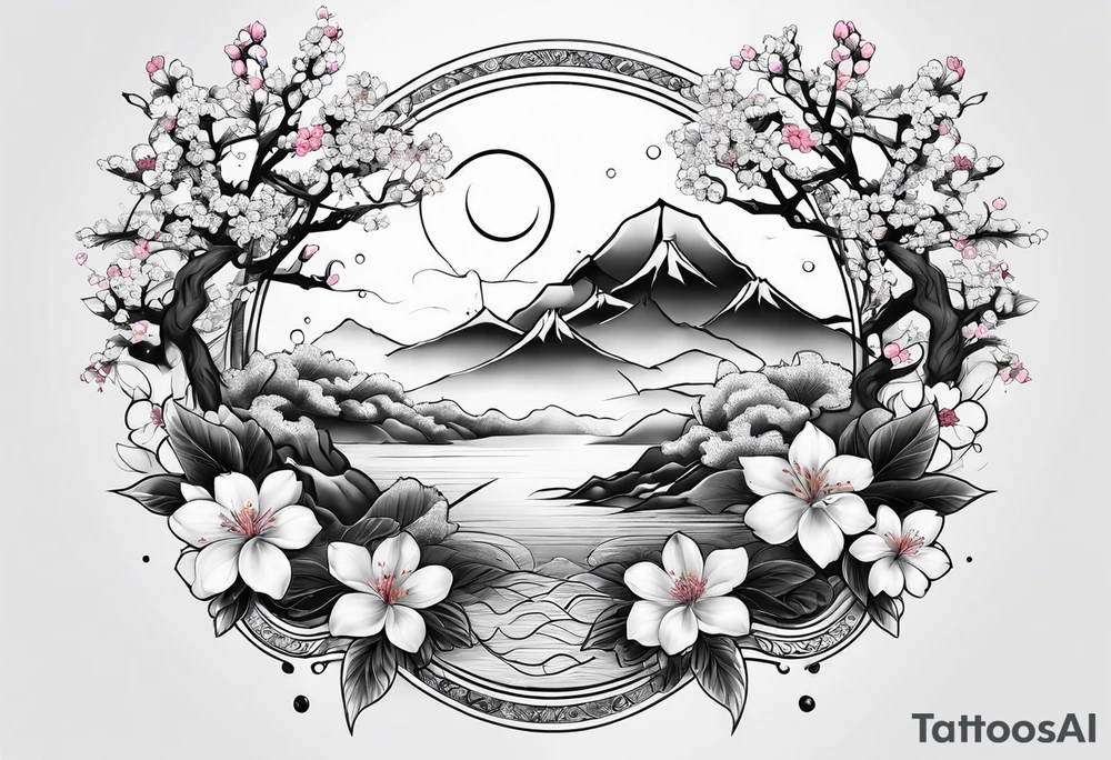 sakura tattoo idea