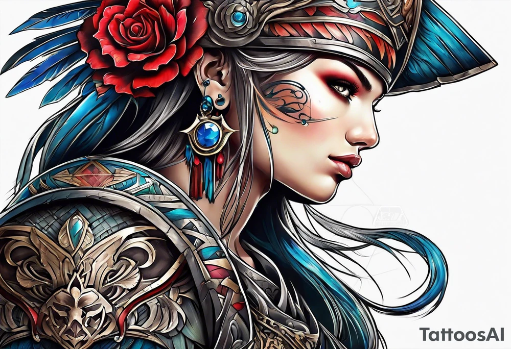 Warrior tattoo idea