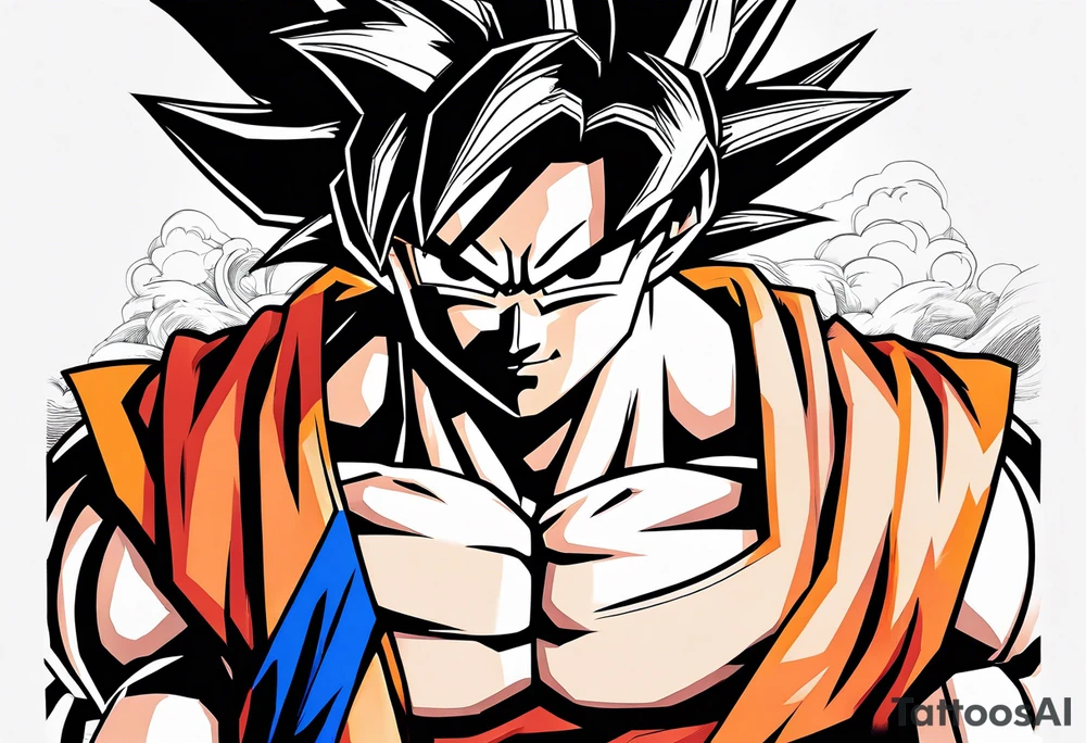 Son goku tattoo idea